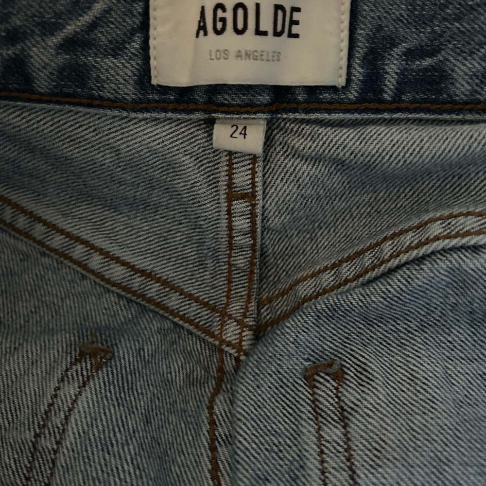 AGOLDE size 24 straight leg jeans